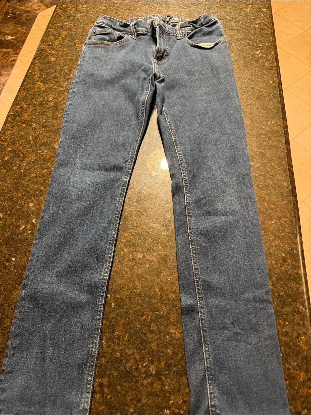 GAP Girls Blue Straight-Leg Jeans